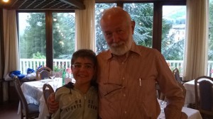 Davide con il professor Masera