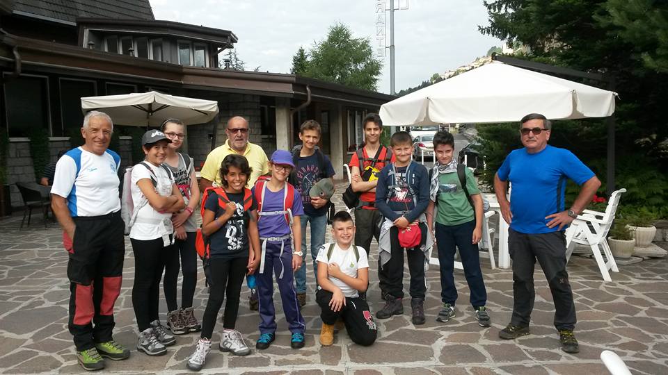 la squadra alla partenza