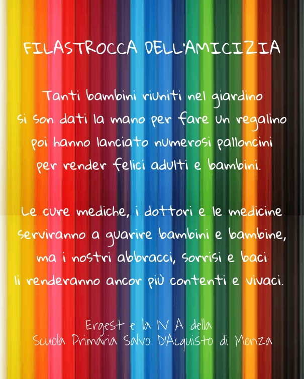 filastrocca amicizia